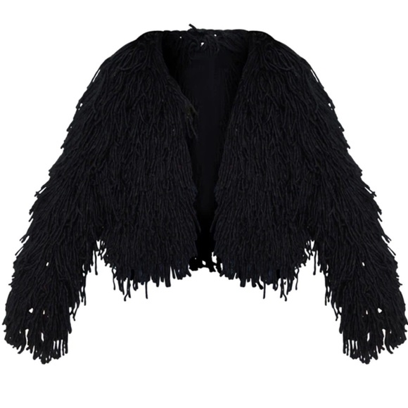 PLT Shaggy Cropped Jacket XS - Picture 1 of 2